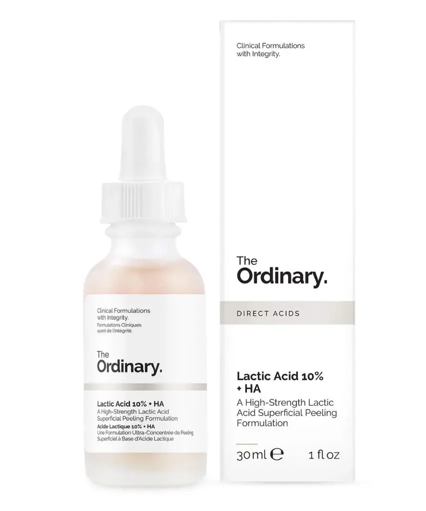 SERUM EXFOLIANTE ACIDO LACTICO 10% Y AH THE ORDINARY