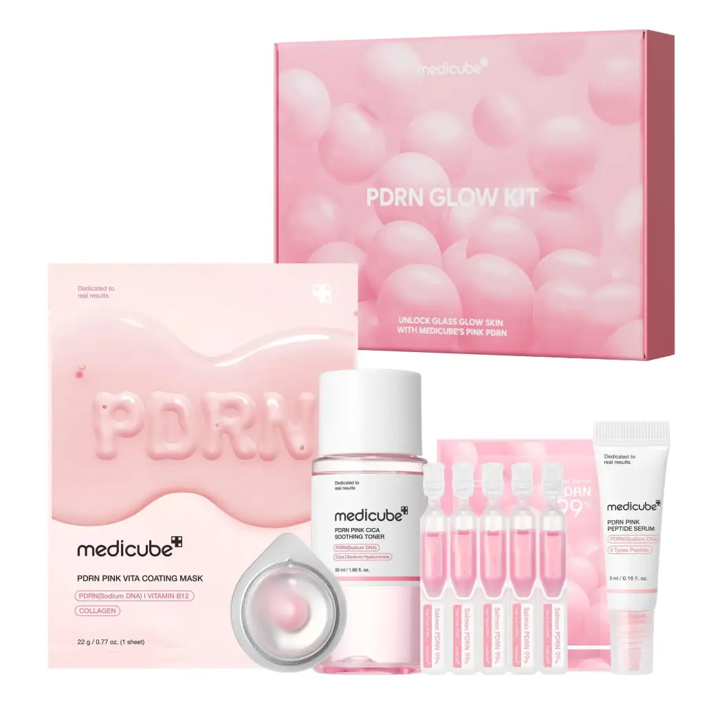 KIT SALMON TONICO+SERUM+CREMA Y MASCARILLA MEDICUBE