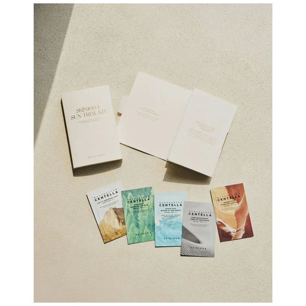 SET DE PRUEBA DE PROTECTORES SOLARES SUN TRIAL KIT SKIN1004