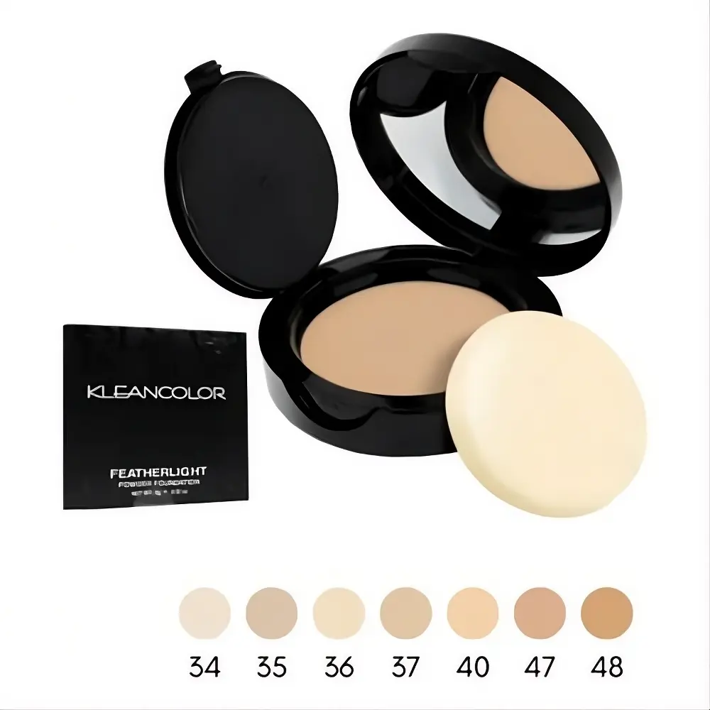 POLVO COMPACTO FEATHERLIGHT 9G PINK PORCELAIN  TONO 35 KLEANCOLOR