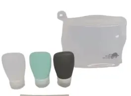 SET DE 3 BOTELLAS VIAJERAS ACCESORIOS
