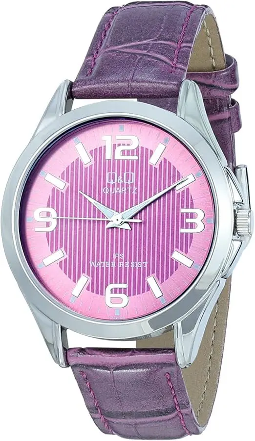 RELOJ MUJER Q&Q MORADO
