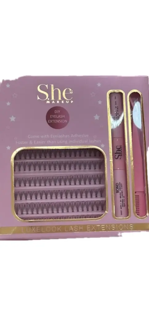 PESTANAS PUNTO POR PUNTO SHE MAKEUP