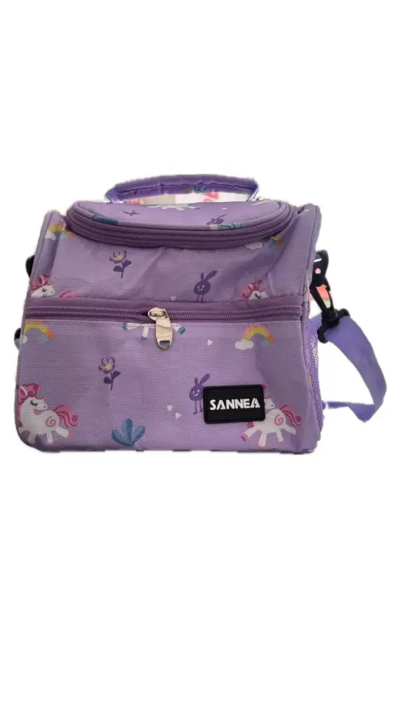 LONCHERA TÉRMICA UNICORNIO MORADO