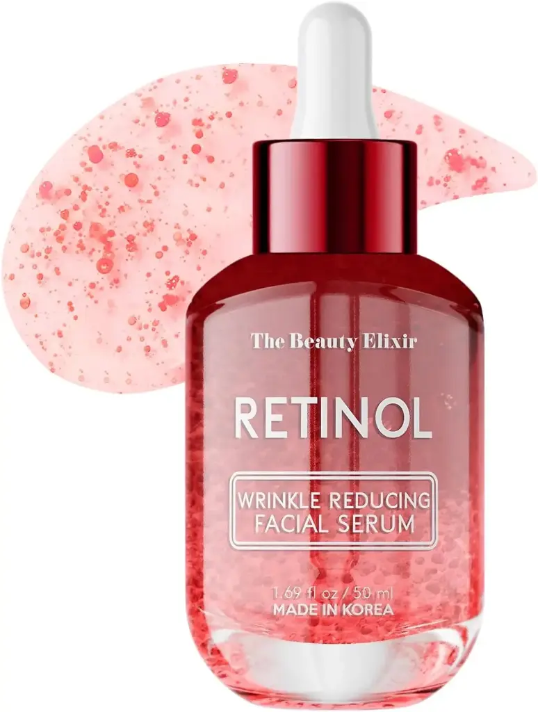 RETINOL WRINKLE REDUCING FACIAL SERUM  THE BEAUTY ELIXIR