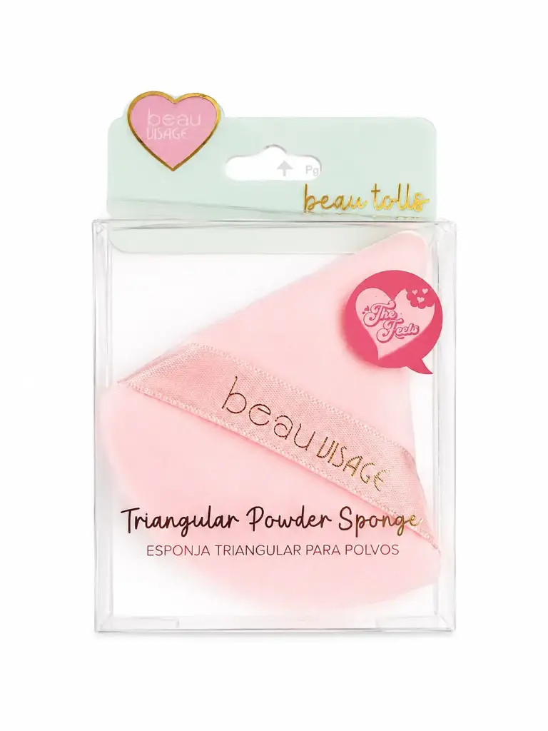 ESPONJA TRIANGULAR PARA POLVOS BEAU VISAGE