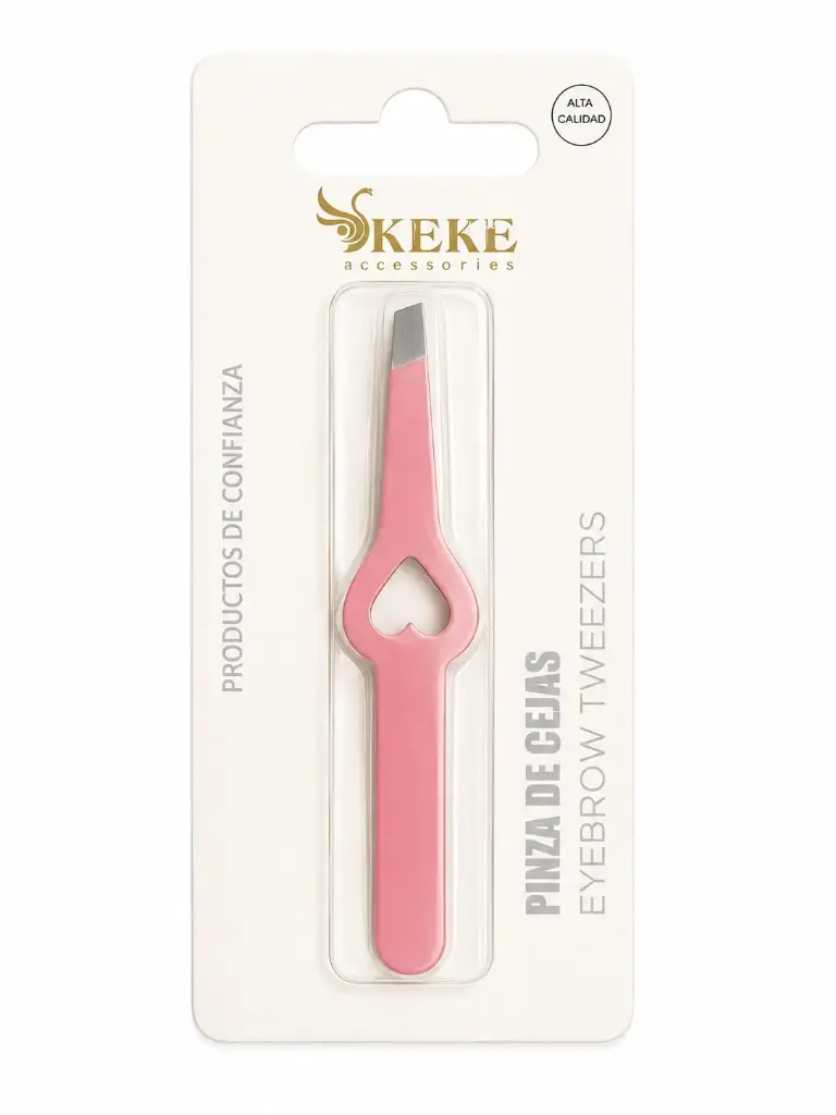 PINZAS PARA CEJAS DISEÑO CORAZON 