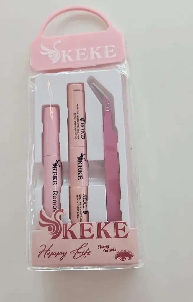 KIT PARA PESTAÑAS POSTIZAS SELLADOR+BOND+ROMOVEDOR+PINZAS