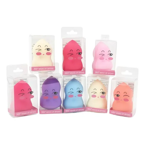 BORLA MAQUILLAJE COLORES VARIADOS