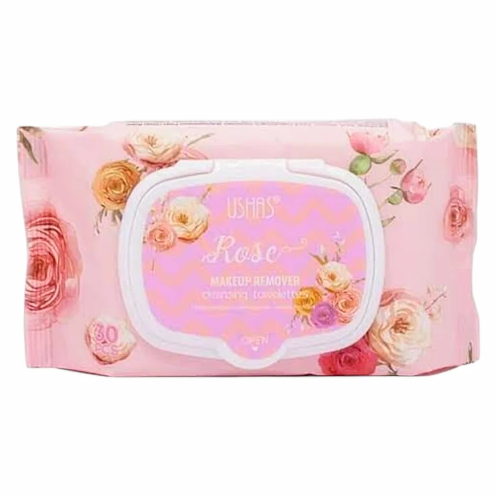 TOALLAS DESMAQUILLANTE USHAS ROSAS