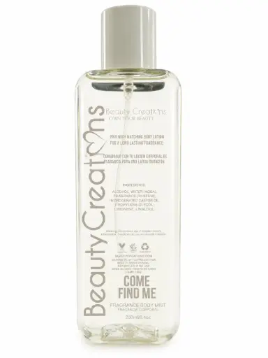 COME FIND ME FRAGANCE BODY MIST BEAUTY CREATIONS 