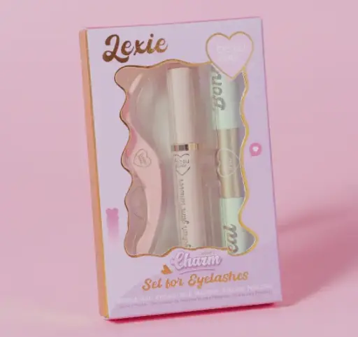 SET LEXIE GOMA, REMOVEDOR Y PINZAS PARA PESTAÑAS BEAU VISAGE