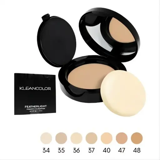 POLVO COMPACTO FEATHERLIGHT 9G PINK PORCELAIN  TONO 35 KLEANCOLOR