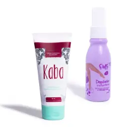 KIT CREMA CORPORAL ACLARANTE SPRAY DEPILADOR 