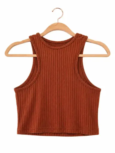 BLUSA CAFE DE TIRANTES