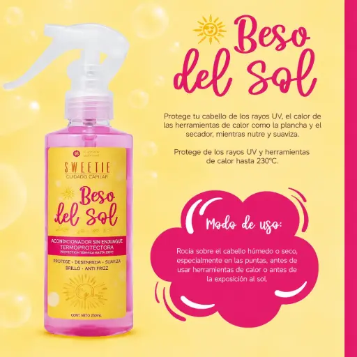 PRIMER TERMOPROTECTOR BESO DE SOL ROUSE COSMETICS 200ML 