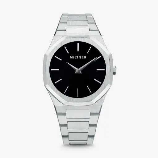 RELOJ HOMBRE MILLNER OXFORD SILVER BLACK