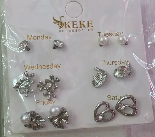 ARETES SET 6 PARES PEQUEÑOS