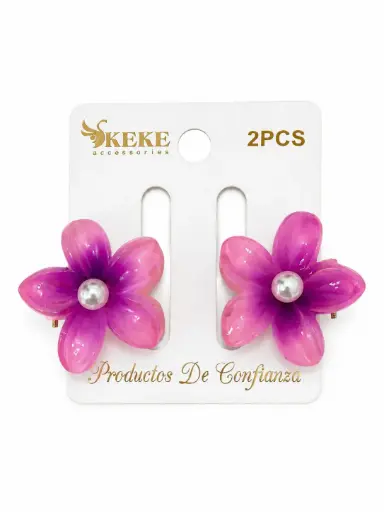SET DE PRENSAS FLORES DE 2PCS PARA CABELLO 