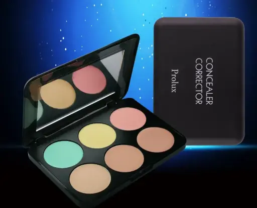 PALETA CORRECTORES DE IMPERFECCIONES 6 TONOS PROLUX